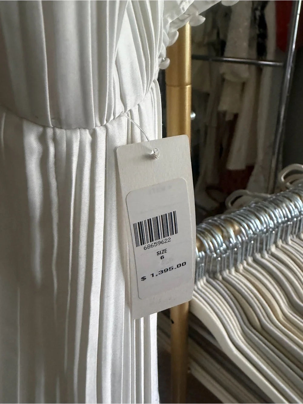 BHDLN Valerie pleated wedding dress - Picture 3 of 5